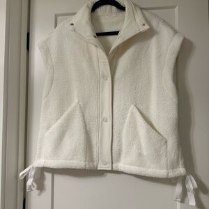 White Fleece Vest